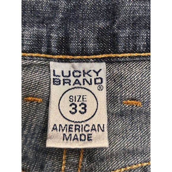 Lucky Brand Jeans 33 Cotton Denim Straight Leg Dungarees (4670) read - Picture 7 of 8